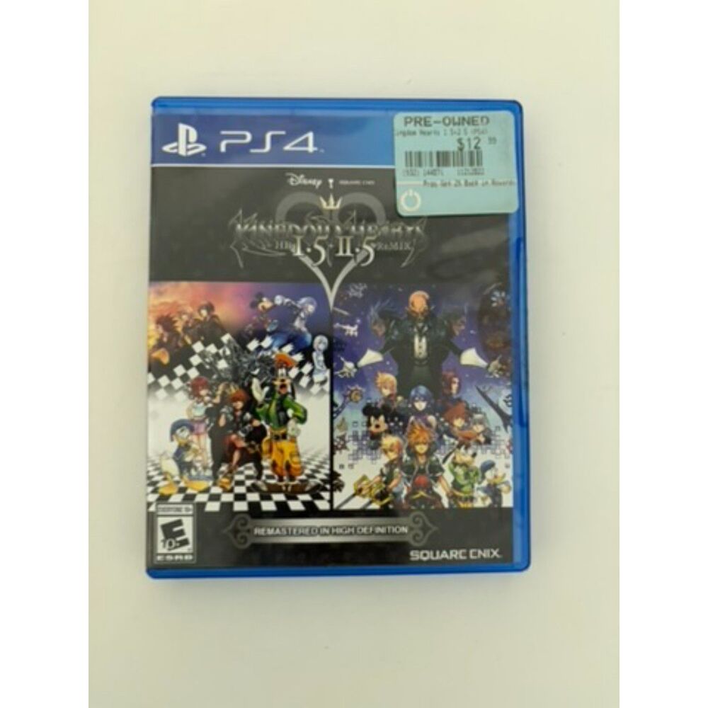 ps4 Kingdom Hearts HD 1.5 + 2.5 remix